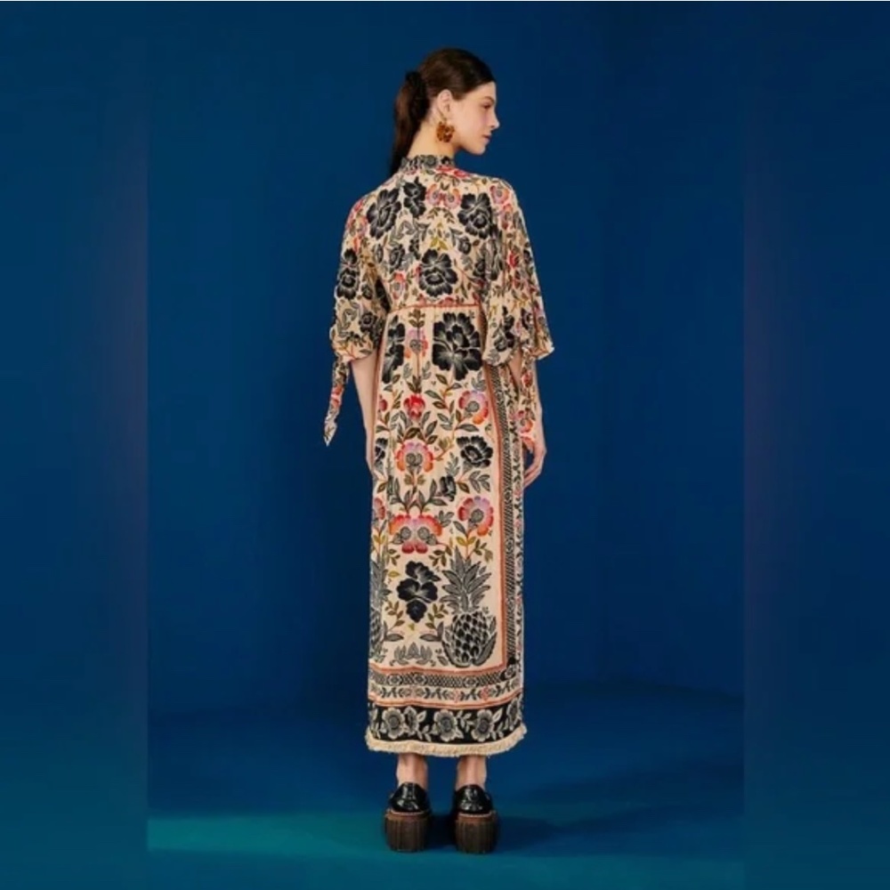 NWT $295 FARM RIO Romantic Garden Maxi Dress in size Small! - Picture 2 of 10